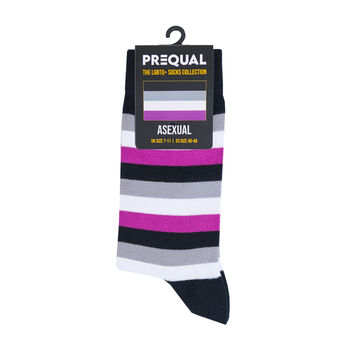 Lgbtq+ Asexual Colours Socks, 2 of 2