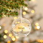 Personalised Mirrored Rainbow Glass Dome Bauble, thumbnail 2 of 4