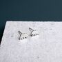 Sterling Silver Bear Stud Earrings, thumbnail 3 of 7