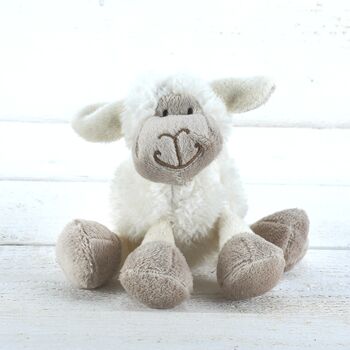 Sheep Hand Puppet With Matching Mini Sheep, 2 of 3
