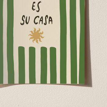 Mi Casa Es Su Casa Kitchen Print, 8 of 12