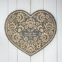 Large Engraved Folk Art Style Wall Plaque, thumbnail 4 of 5