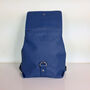 Handcrafted Small Royal Blue Backpack, thumbnail 4 of 6