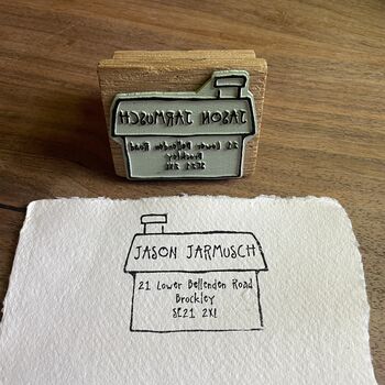 Personalised Address Stamp ~ House, 8 of 9