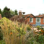 Stylish Cluster Of Five Steel Balls/Cups For Garden Large, thumbnail 4 of 4