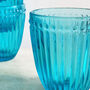 Decorative Glass Tumbler – Aqua, Green, Purple Or Grey, thumbnail 7 of 9
