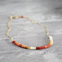 Fire Opal Necklace, thumbnail 3 of 9