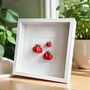 Ceramic Kitchen Wall Art: Three Red Tomatoes, thumbnail 1 of 8