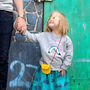 'Be Kind To Each Other' Rainbow Children's Sweatshirt, thumbnail 1 of 12