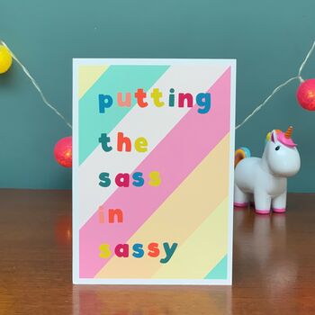 Putting The Sass In Sassy A6 Card, 3 of 4