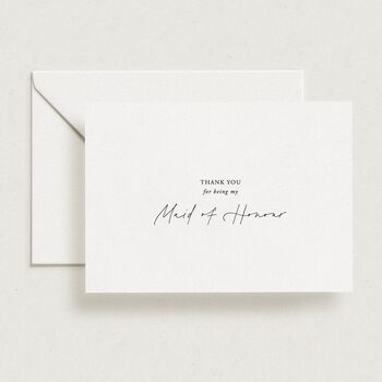 Thank You For Being My.. Wedding Card, 2 of 4