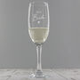 Personalised Bride Champagne Flute Glass, thumbnail 1 of 4