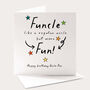 Fun Uncle Funcle Birthday Card, thumbnail 1 of 4
