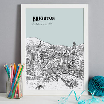 Personalised Brighton Print, 7 of 10
