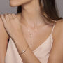 Gold Plated Or Sterling Silver Freshwater Necklace, thumbnail 2 of 7