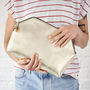 Personal Message Leather Clutch Bag, thumbnail 4 of 6