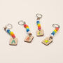 Make Your Own Personalised Letter Keyring Kit, thumbnail 2 of 9