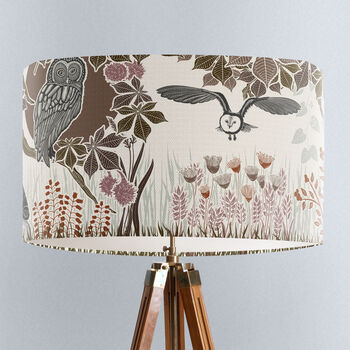 Country Lane Owl Lamp Shade, 6 of 9