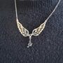 Personalised Double Angel Wing Necklace, thumbnail 6 of 7