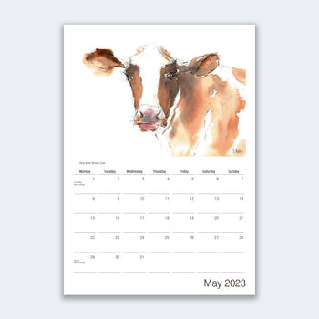 Cow Calendar 2023, 7 of 8