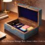 Blue Tree Of Life Engraved Wooden Keepsake Box, thumbnail 12 of 12