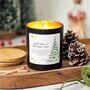 With Love At Christmas Time Personalised Candle Gift Set, thumbnail 5 of 8