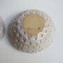 Handmade Mini Gold Ceramic Pottery Ring Dish, thumbnail 4 of 7