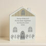 Personalised Grey Wooden House Ornament, thumbnail 4 of 6