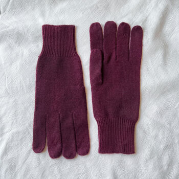 Fair Trade Luxury Soft Fine Knit Merino Mens Gloves, 12 of 12