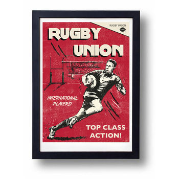A3 Rugby Print, 2 of 2