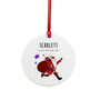 Personalised Playful Santa Christmas Ornament, thumbnail 4 of 5
