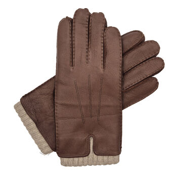 Sherborne. Men's Cashmere Lined Leather Glove, 2 of 10