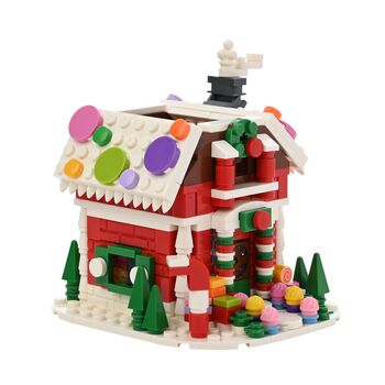 Christmas Candy House Building Block Set Gift, 3 of 5