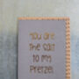 'You're The Salt To My Pretzel' Card, thumbnail 3 of 3