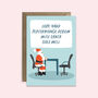 Funny Christmas Card For Coworkers | Performance Review, thumbnail 3 of 3