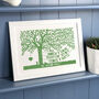 Personalised Our Family Tree Print, thumbnail 1 of 5