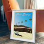 Personalised Palm Springs Vintage Style Travel Print, thumbnail 1 of 4