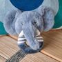 100% Recycled Elephant Ring Rattle, thumbnail 1 of 2