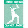 Ladies Cricket Personalised Print, thumbnail 2 of 3