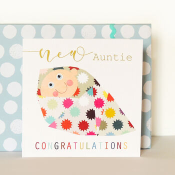 New Auntie Baby Card, 4 of 5