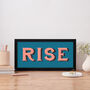 Rise Vintage Style Wall Art, thumbnail 2 of 4