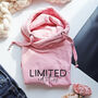 Luxury Baby Pink Limited Edition Hoodie, thumbnail 5 of 6