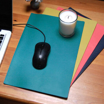 Personalised Initials Premium Leather Mouse Mat, 6 of 6
