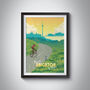 Brighton Cycling Travel Poster Art Print, thumbnail 1 of 6