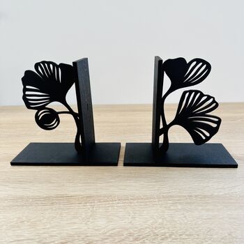 Gingkol Leafs Modern Bookends, 2 of 2