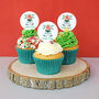 'Gingle Bells' Funny Gin Christmas Cake Toppers, thumbnail 2 of 3