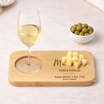 Mummy's Personalised Win And Nibbles Treat Board, Mother's Day Gift, 4 of 4