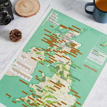 Scratch Off British National Parks And Outdoors Print, 4 of 5