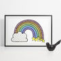 Rainbow Cloud Print, thumbnail 1 of 3