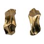 Mea 18 Carat Gold Vermeil Sculptural Hoop Earrings, thumbnail 5 of 6